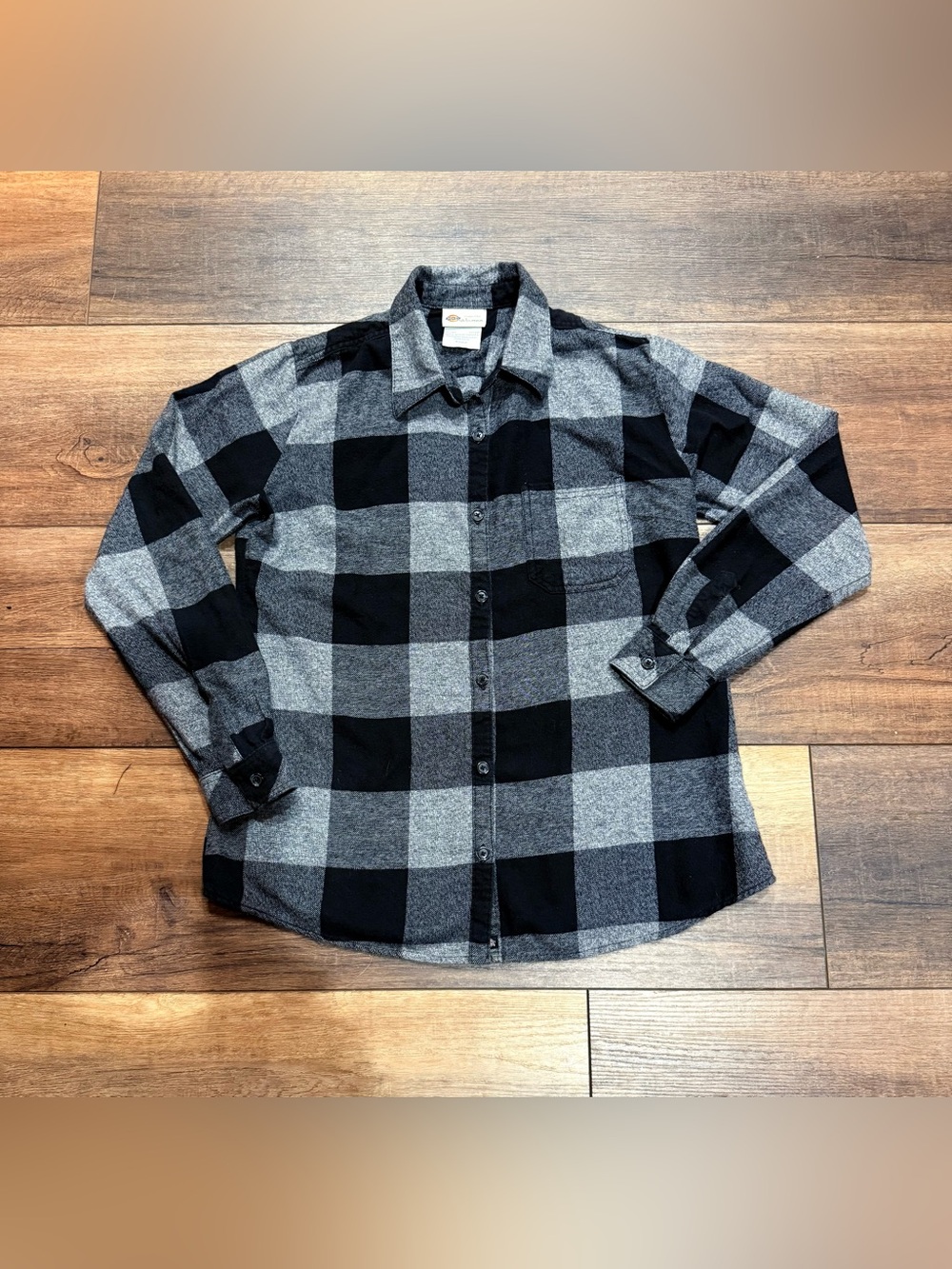 Women’s Dickies Button Down Flannel Shirt